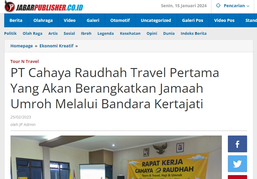 Review Media Cahaya Raudhah