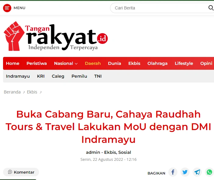 Review Media Cahaya Raudhah