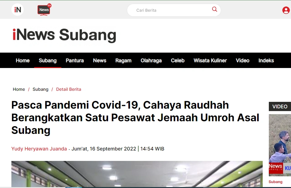 Review Media Cahaya Raudhah