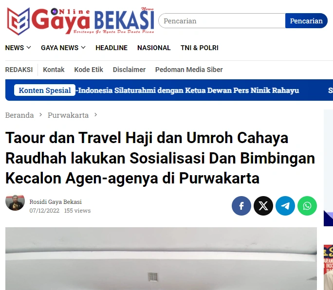 Review Media Cahaya Raudhah