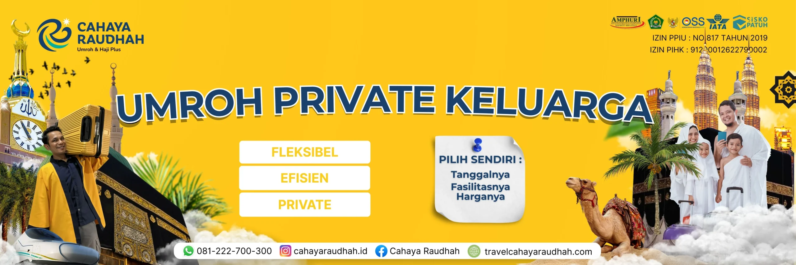 Umroh Private Keluarga Cahaya Raudhah