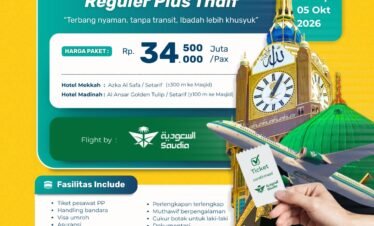 Umroh Raudhah Reguler 24 September 2026 12 Hari (Plus Thaif)