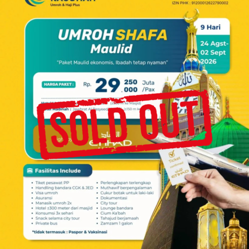 paket umroh cahaya raudhah jogja 24 Agustus