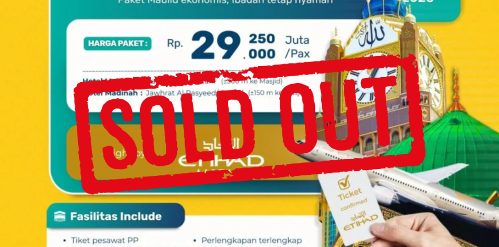 paket umroh cahaya raudhah jogja 24 Agustus