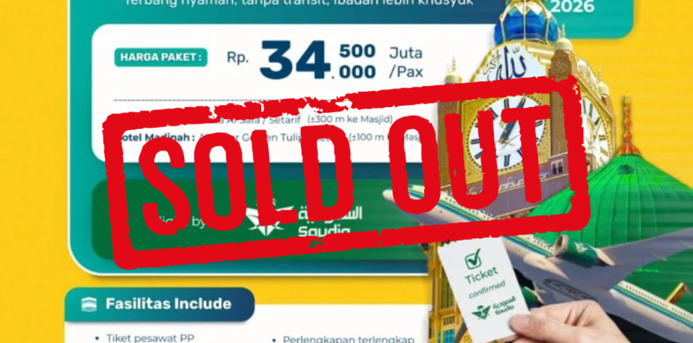 paket umroh cahaya raudhah jogja 24 September