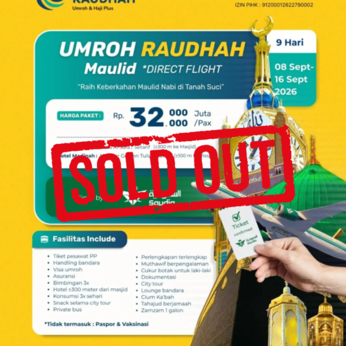 paket umroh cahaya raudhah jogja 8 September